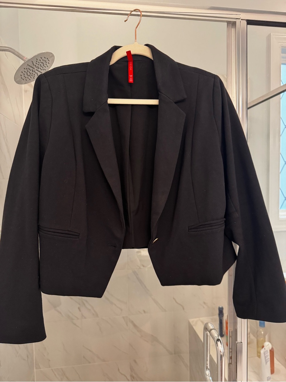 Spanx - Black Cropped Blazer